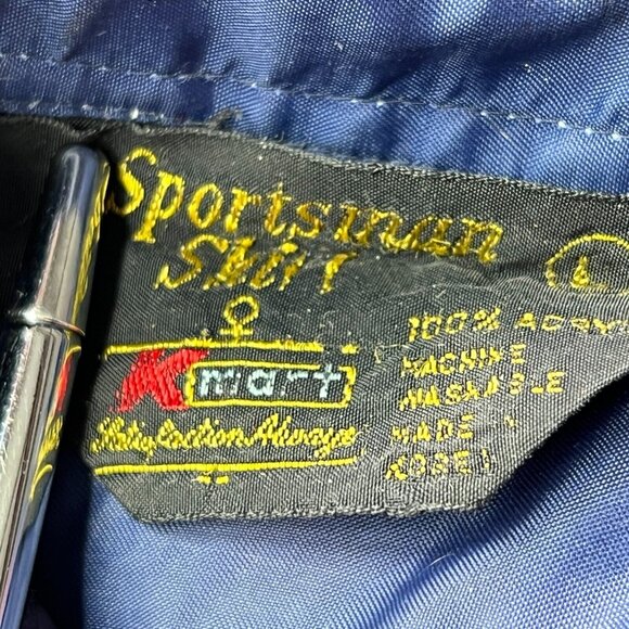 Vintage Sportsmans Skill Kmart Shirt Long Sleeve Button Up Red Plaid Mens Large - Picture 3 of 6